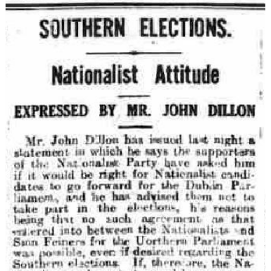 John Dillon Issues Statement on Upcoming Elections